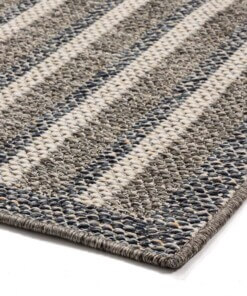 Passatoia da esterno a quadri Urban - Blu/Grigio - close up hoek, thumbnail Passatoia da esterno a quadri Urban - Blu/Grigio - close up hoek, thumbnail