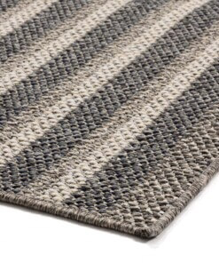 Passatoia da esterno a quadri Urban - Grigio/Crema - close up hoek, thumbnail Passatoia da esterno a quadri Urban - Grigio/Crema - close up hoek, thumbnail