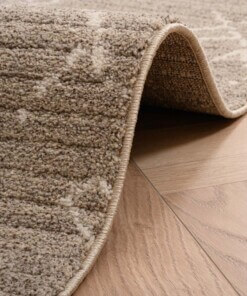 Tappeto berbero Beni Ouarain Sufian - Grigio chiaro/Crema - close up vouw, thumbnail