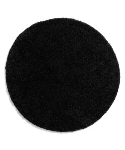 Tappeto rotondo a pelo lungo Shaggy Grand - Antracite - overzicht boven