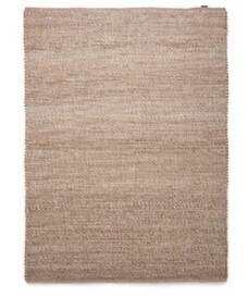 Tappeto in lana Lett - Beige - overzicht boven, thumbnail