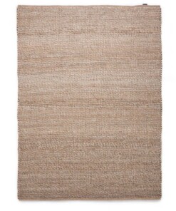 Tappeto in lana Lett - Beige - overzicht boven