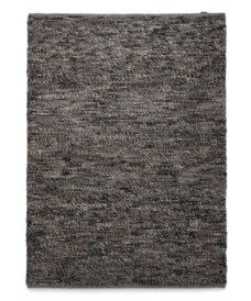 Tappeto in lana Lett - Grigio/Bruno - overzicht boven, thumbnail