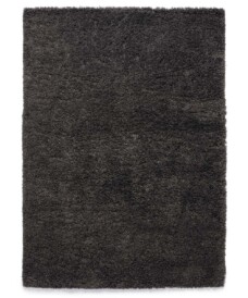 Tappeto a pelo lungo Cozy Shaggy - Grigio scuro - overzicht boven, thumbnail