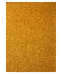Tappeto a pelo lungo Shaggy Trend - Giallo senape - overzicht boven