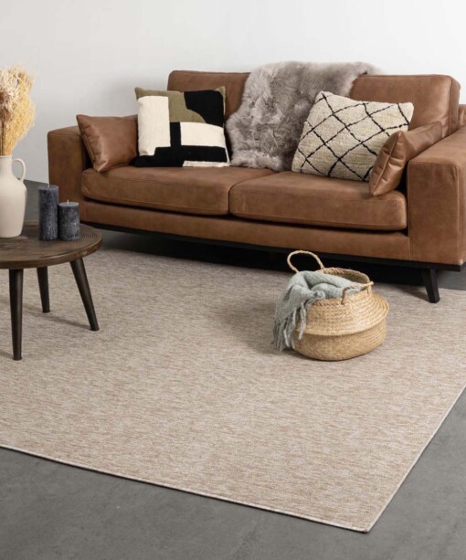 Passatoia bouclé Lush - Beige - sfeer