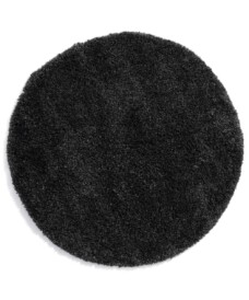 Tappeto rotondo a pelo lungo - Cozy Shaggy - Antracite - overzicht boven, thumbnail