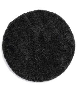 Tappeto rotondo a pelo lungo - Cozy Shaggy - Antracite - overzicht boven