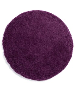 Tappeto rotondo a pelo lungo - Cozy Shaggy - Viola - overzicht boven