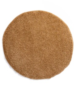 Tappeto rotondo a pelo lungo Shaggy Trend - Oro - overzicht boven