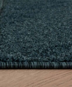 Passatoia a pelo corto Fine - petrolio - close up