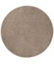 Tappeto rotondo a pelo raso Fine - Beige - overzicht boven, thumbnail