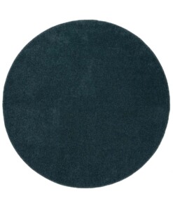 Tappeto rotondo Fine - petrolio - overzicht boven