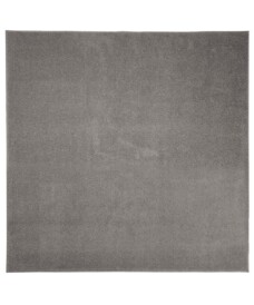 Tappeto quadrato a pelo raso Fine - Grigio chiaro - overzicht boven, thumbnail