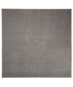 Tappeto quadrato a pelo raso Fine - Grigio chiaro - overzicht boven