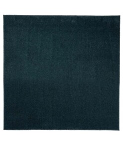 Tappeto quadrato Fine - petrolio - overzicht boven