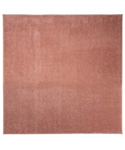 Tappeto quadrato a pelo raso Fine - Rosa - overzicht boven