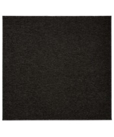 Tappeto quadrato bouclé Lush - Antracite - overzicht boven, thumbnail