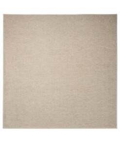 Tappeto quadrato bouclé Lush - Crema - overzicht boven