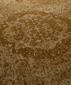 Tappeto vintage - Traditions - Giallo senape - close up, thumbnail Tappeto vintage - Traditions - Giallo senape - close up, thumbnail