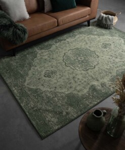 Tappeto vintage - Village - Verde - sfeer, thumbnail