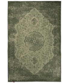 Tappeto vintage - Village - Verde - overzicht boven, thumbnail