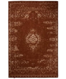 Tappeto vintage - Nomad - Color ruggine - overzicht boven, thumbnail