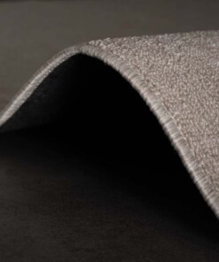 Tappeto quadrato bouclé Lush - Crema - close up, thumbnail