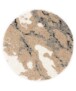 Tappeto rotondo a pelo lungo Marble Artisan - Beige - overzicht, thumbnail