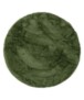 Tappeto rotondo soffice a pelo lungo - Comfy Plus - Verde oliva - overzicht, thumbnail