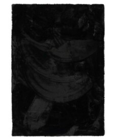 Tappeto soffice a pelo lungo - Comfy Plus - Nero - overzicht, thumbnail