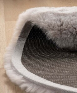 Tappeto per bambini soffice Balena - soffice Grigio chiaro