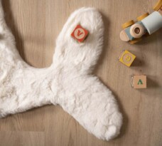 Tappeto per bambini soffice Balena - soffice Bianco - overzicht sfeer, thumbnail