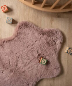Tappeto per bambini soffice Pecora - soffice Rosa - overzicht sfeer