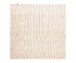 Tappeto quadrato in lana Lett - Bianco - overzicht, thumbnail