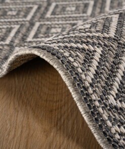 Tappeto a rombi da balcone Sunny Gem - Grigio