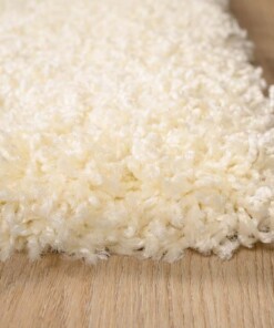 Tappeto quadrato a pelo lungo - Shaggy Grand Crema - close up hoek, thumbnail