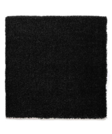 Tappeto quadrato a pelo lungo - Shaggy Grand Antracite - overzicht boven, thumbnail