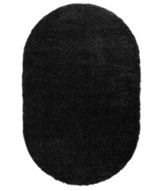 Tappeti ovali a pelo lungo - Cozy Shaggy Antracite - overzicht boven, thumbnail