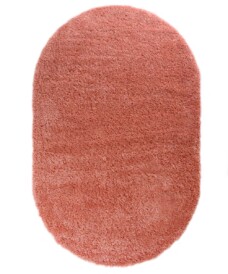 Tappeti ovali a pelo lungo - Cozy Shaggy Rosa - overzicht boven, thumbnail