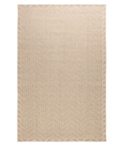 Tappeto da esterno effetto juta Sunny Contour - Beige - overzicht boven