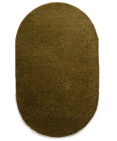 Tappeti ovali a pelo lungo - Shaggy Trend Verde oliva - overzicht, thumbnail