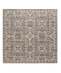 Tappeto da esterno quadrato Sunny Oriental - Grigio - overzicht boven