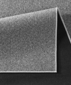 Tappeto pelo corto - Fleur grigio - close up vouw, thumbnail