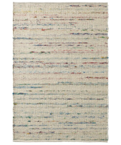 Passatoia in lana - Bokn Bianco/Multicolore