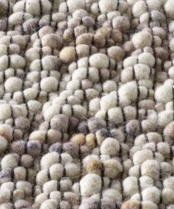 Tappeto in lana - Ursule Marrone/Grigio