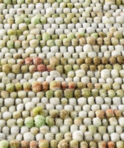 Tappeto in lana - Thora Verde - close up materiaal, thumbnail Tappeto in lana - Thora Verde - close up materiaal, thumbnail