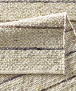 Tappeto in lana a righe Jarl - Marrone/Grigio - close up vouw, thumbnail Tappeto in lana a righe Jarl - Marrone/Grigio - close up vouw, thumbnail