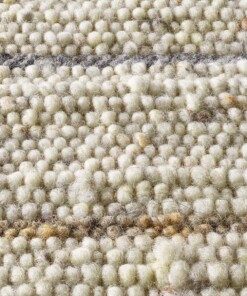 Tappeto in lana a righe Jarl - Marrone/Grigio - close up materiaal, thumbnail Tappeto in lana a righe Jarl - Marrone/Grigio - close up materiaal, thumbnail