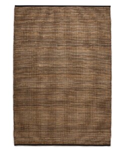 Tappeto in juta - Torget Naturale/Nero - overzicht